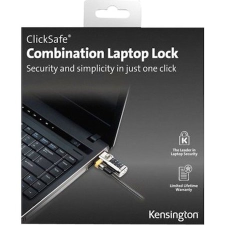 Lenovo Kensington Clicksafe Combination Laptop Lock - Security Cable Lock - 78000198